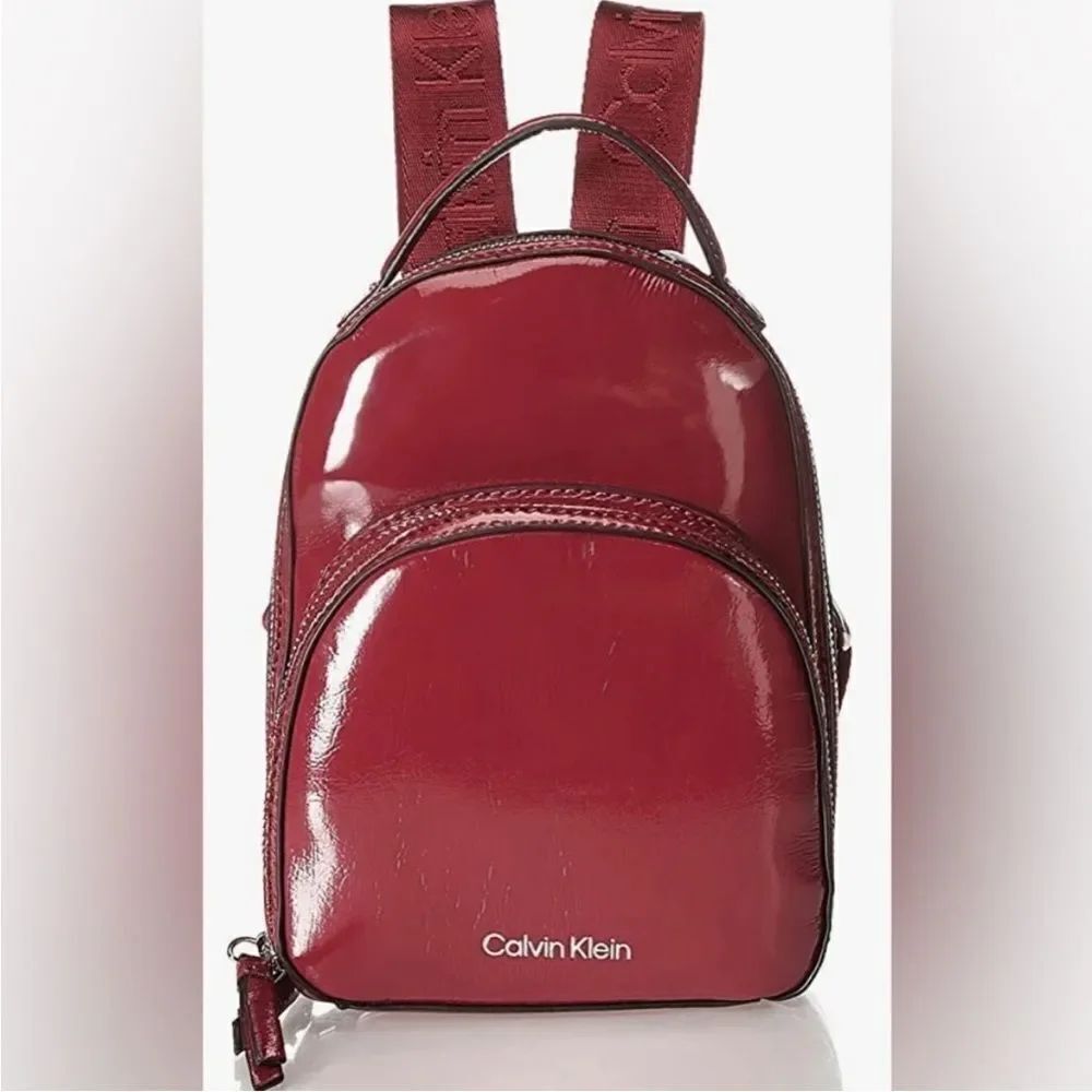 Calvin Klein Astatine Micro Mini Backpack, Bloodstone,One Size